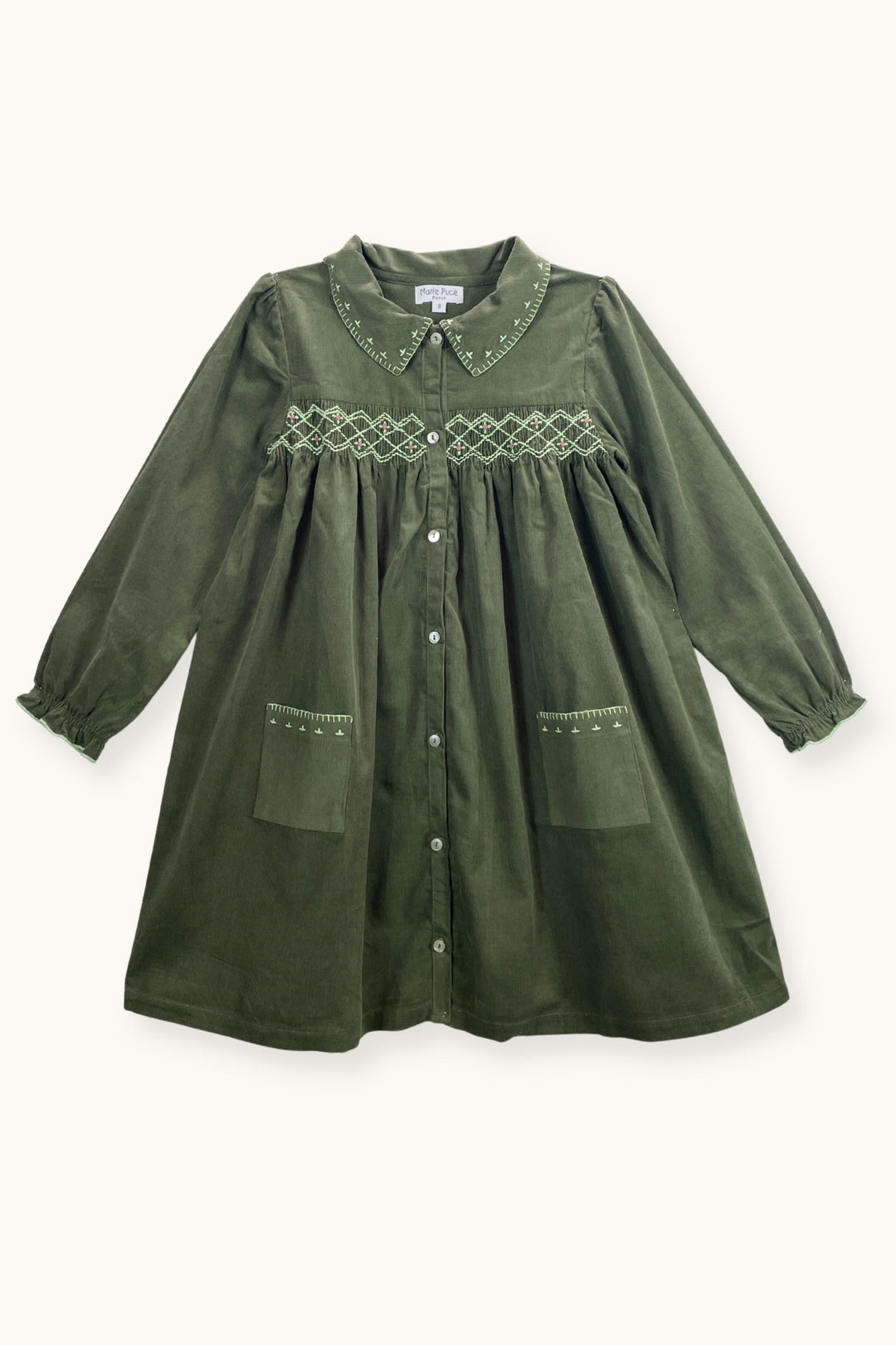 CASSIE Dress - Olive green