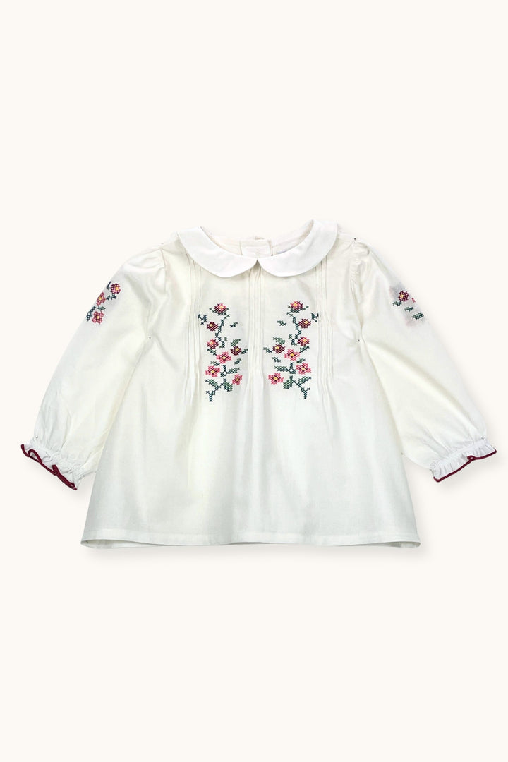 KAYLA BB Blouse - White