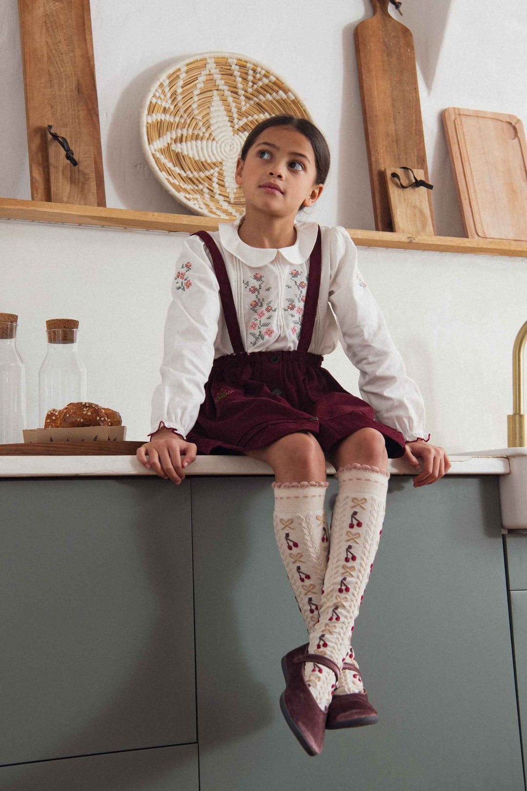 ROMA Skirt - Burgundy