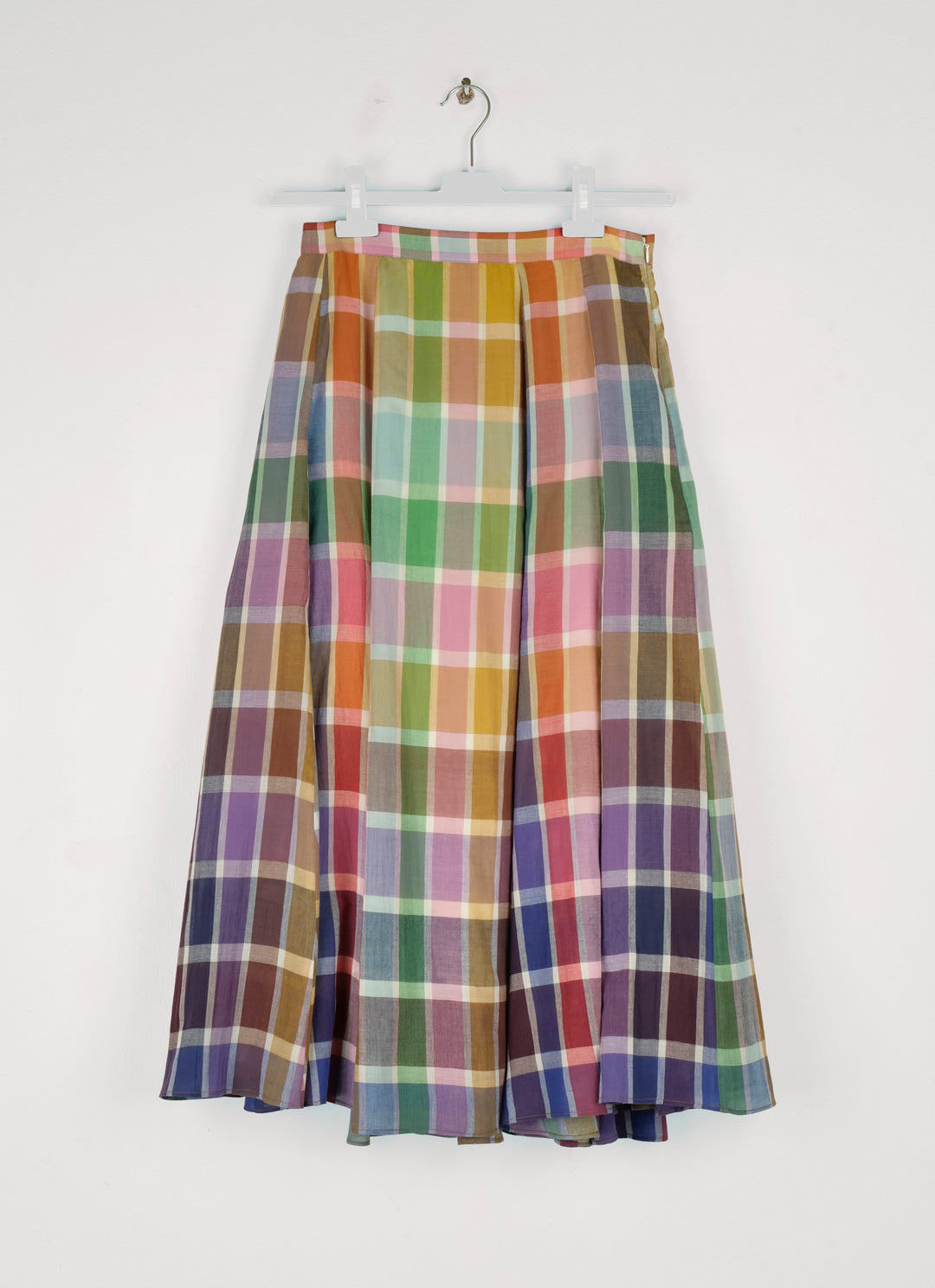 26/SKIRT SUZI-HAND WOVEN MIDDLE BACK ZIPPER LONG SKIRT-NUANCIER