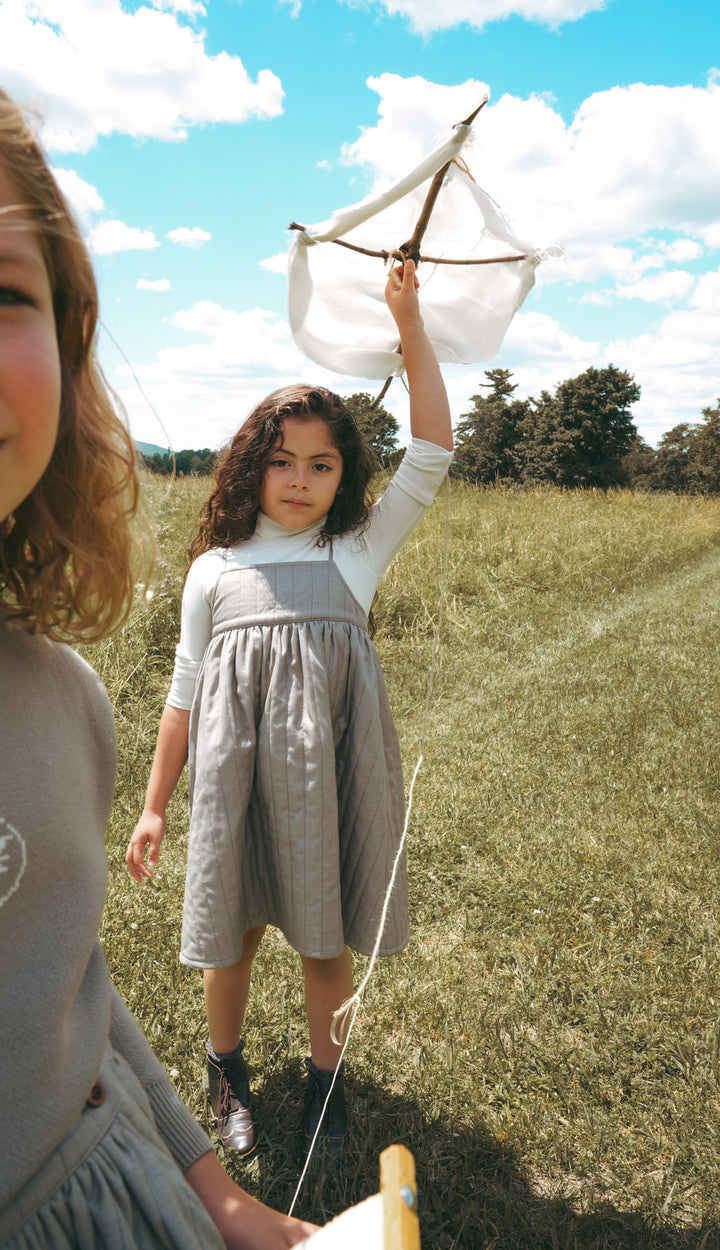 C2710TA GIRL QUILTED DRESS