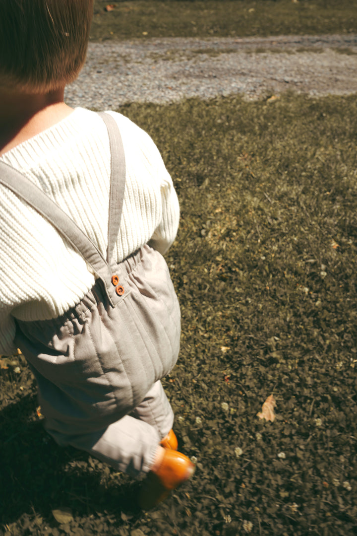 C2717TA BABY BOY QUILTED OVERALL