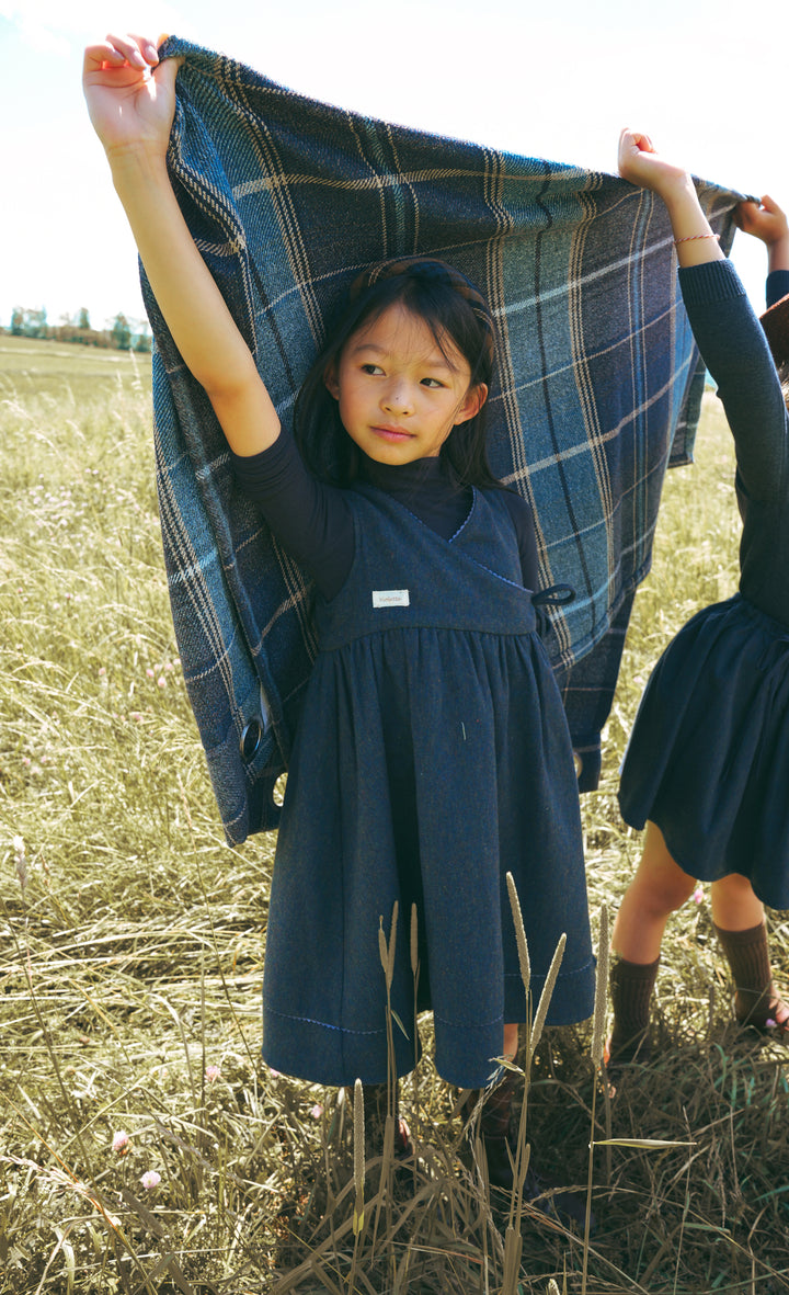 Coming Soon!! D2720BL GIRL WRAP DRESS