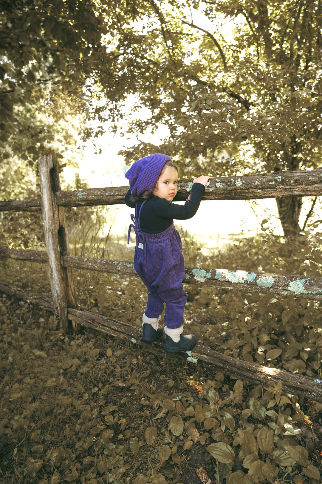 B2735PU BABY CORDUROY ROMPER