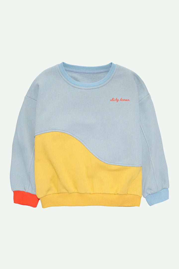 1828 110 Sweater - Zissou Blue/Reed Green