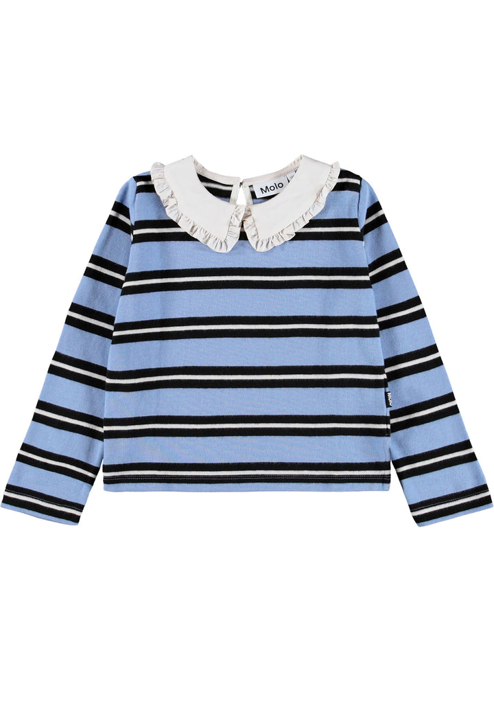 Rama T-shirts Long sleeves - Topaz Stripe