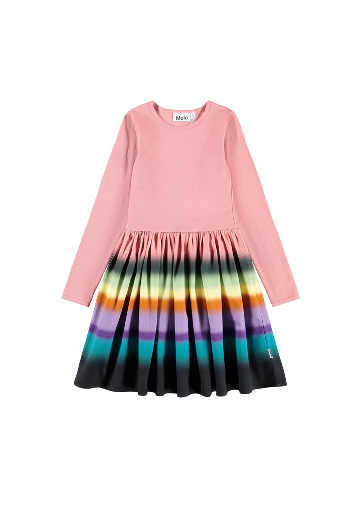 Casie Warm Dress LS - Colourful Fluff