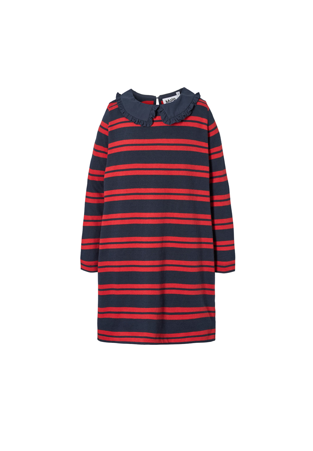 Chilla Dress LS - Ruby Stripe