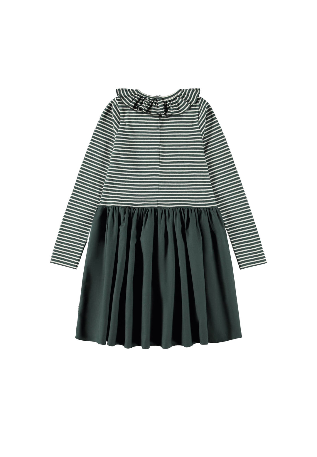 Cybilla Dress LS - Taxus Pearled Stripe