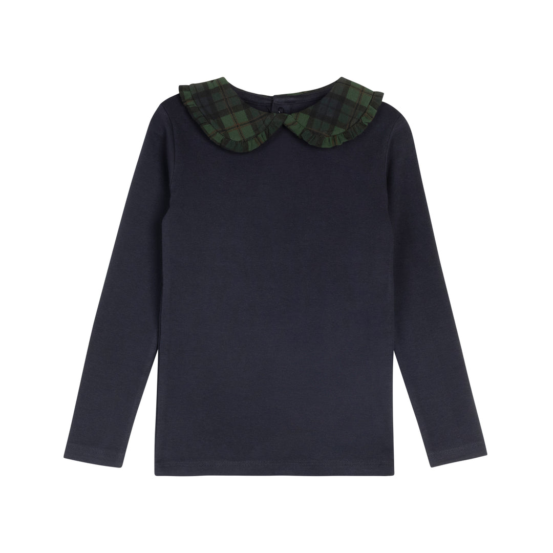 AW26-0066-T French Terry Scottish Collection T-Shirt  - Navy