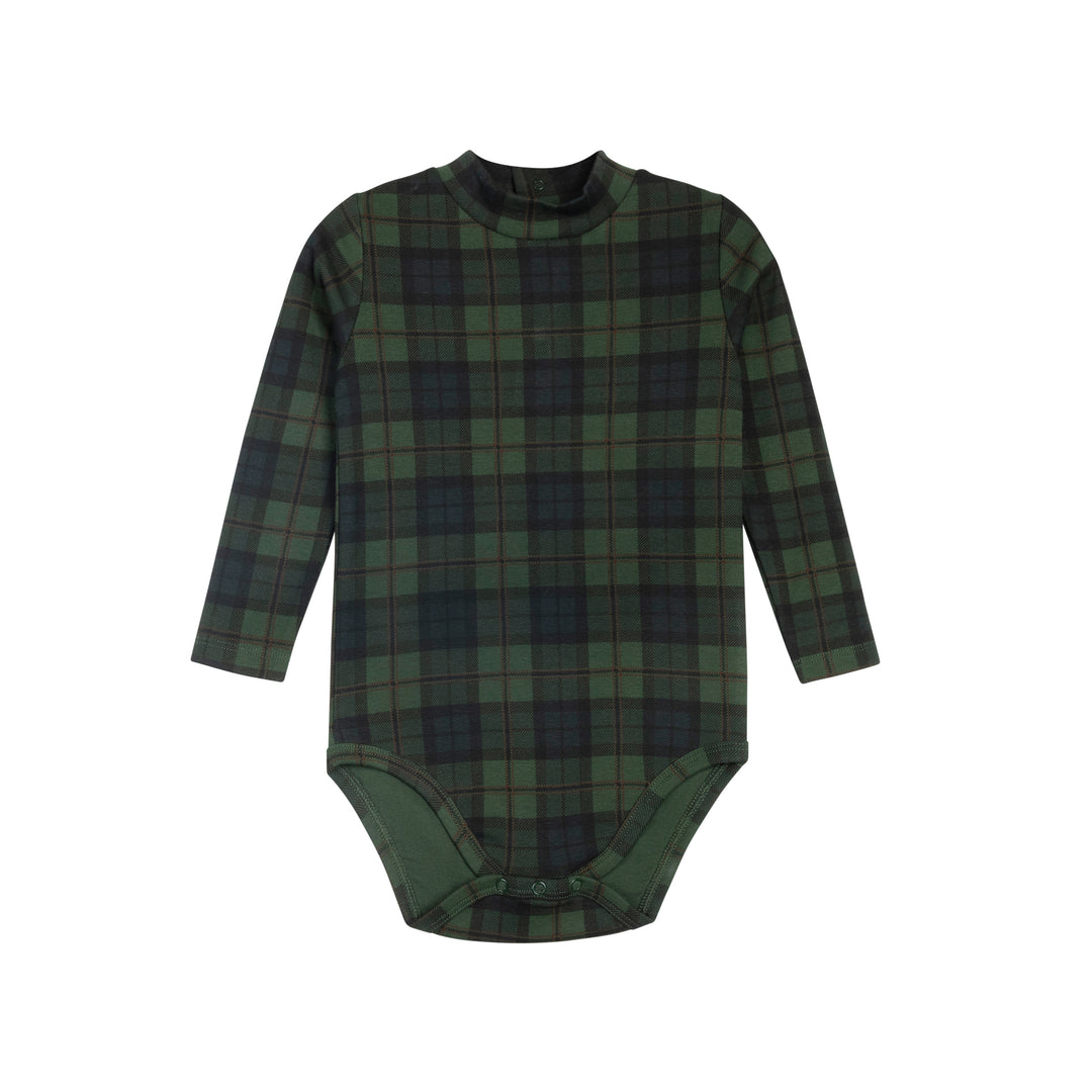 AW26-0066-BO French Terry Scottish Collection Bodysuit + Overalls  - Navy