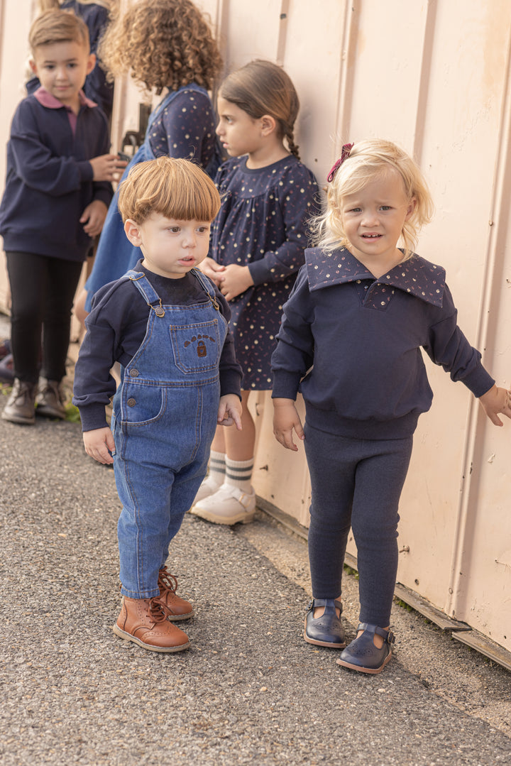 LNA-020 NAVY CLE BABY GIRLS SET
