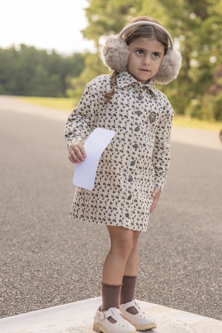 LN001-1 CREAM HERITAGE CREAM DRESS