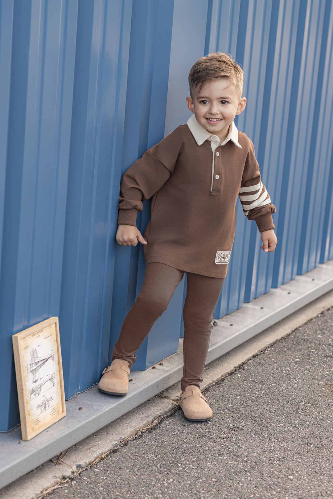 LN005 BROWN HERITAGE BROWN POLO