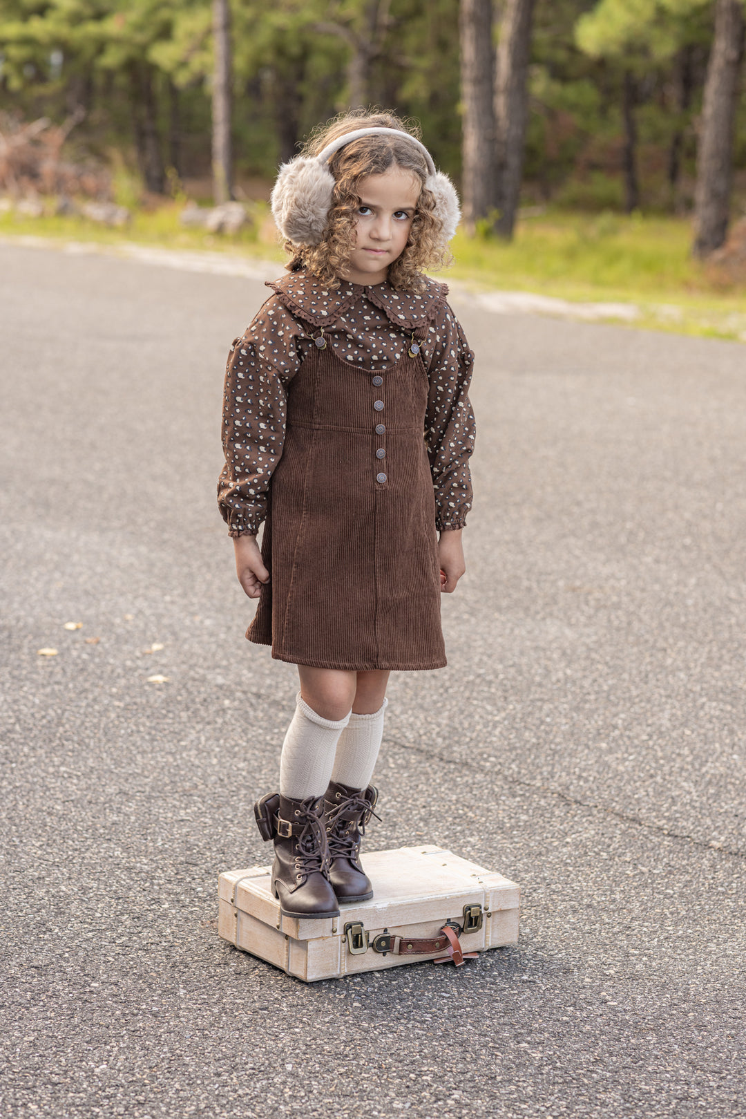 LN007-1 BROWN HERITAGE BROWN JUMPER