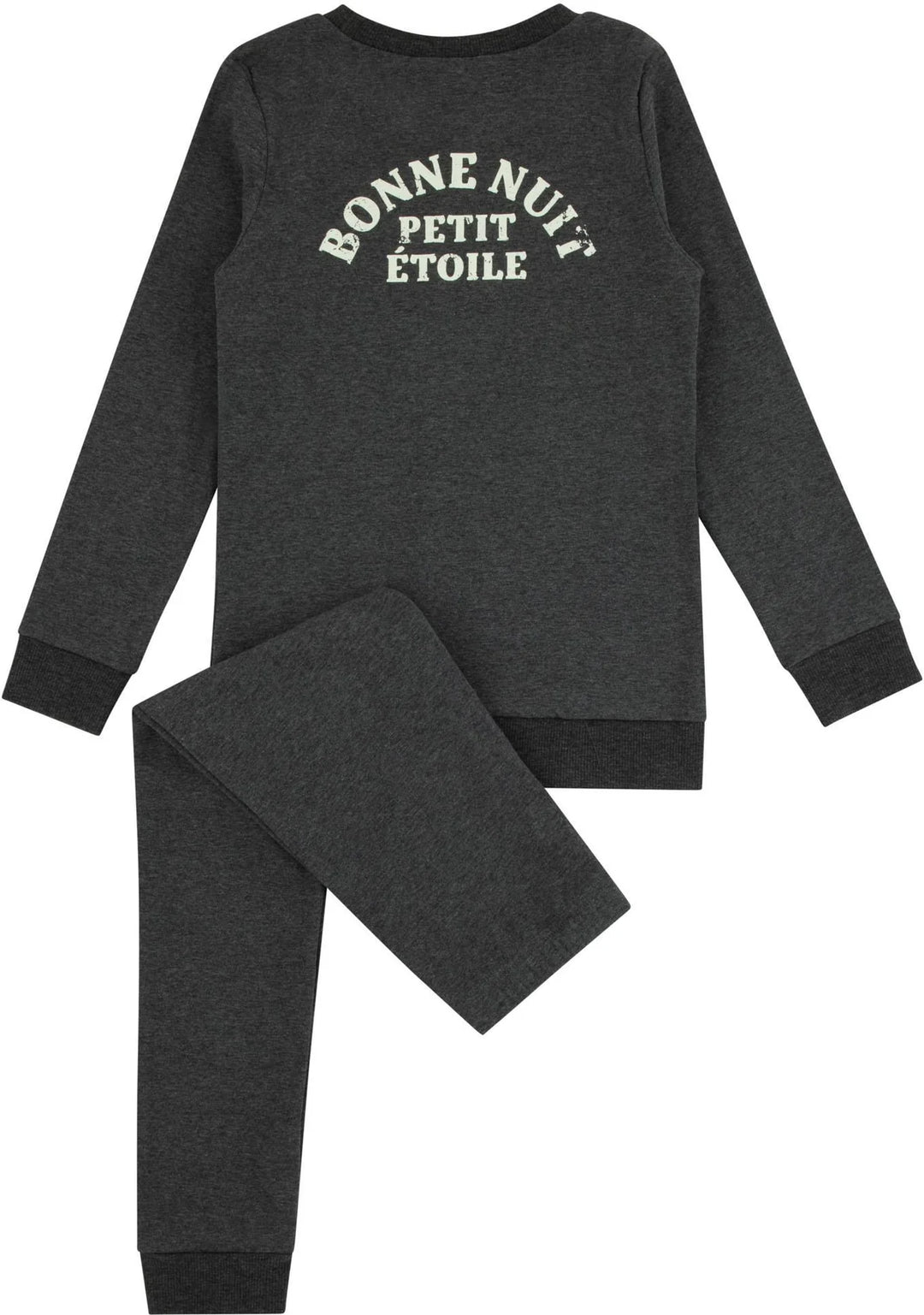 217017-145 Charcoal Heather Cherries Bonne Nuit Loungewear Set