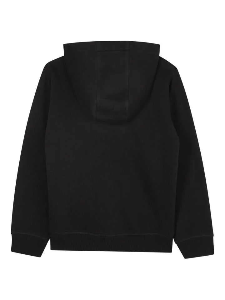 G00454-ZIP UP HOODIE-BLACK