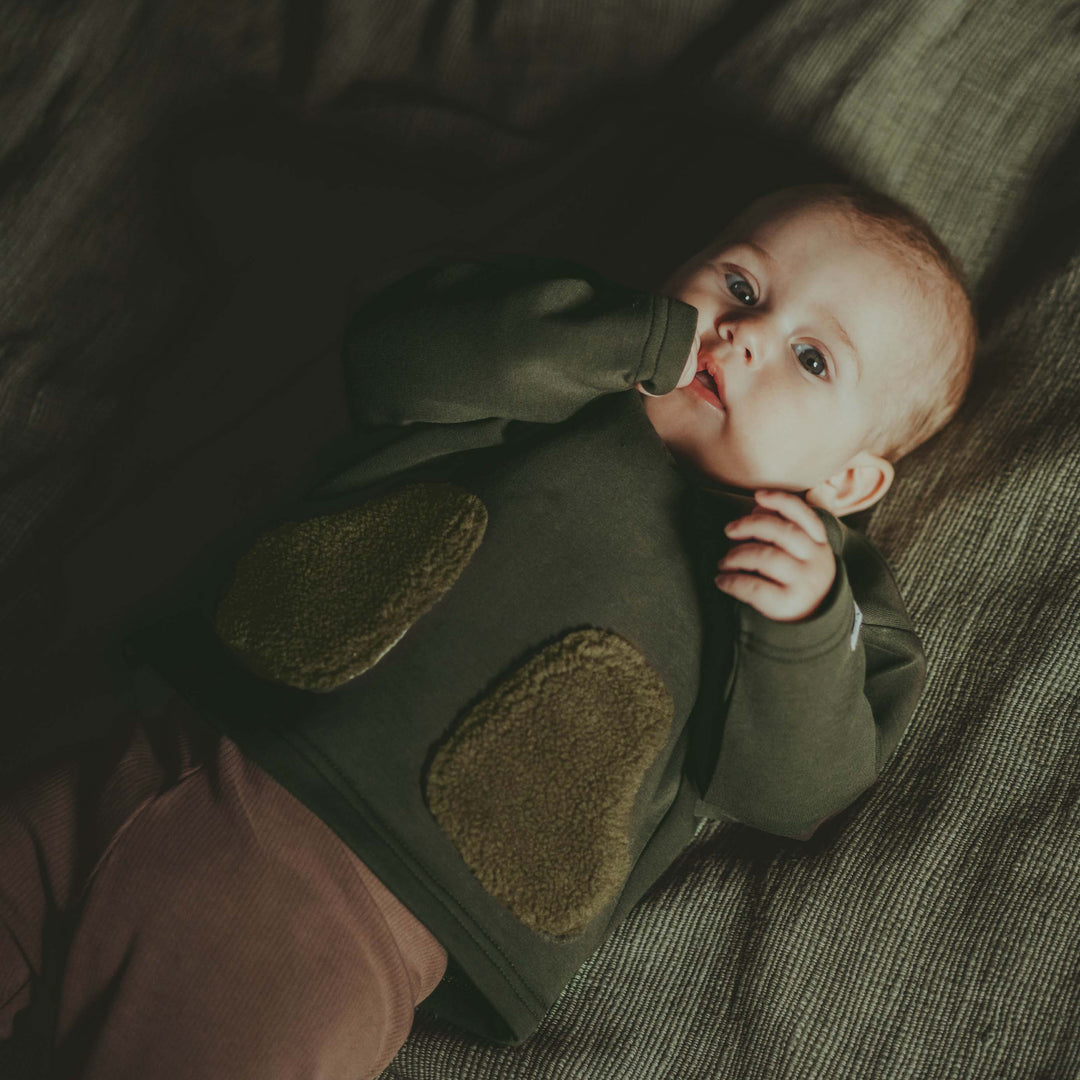 WIES SWEATER/STOO TROUSERS-Forest Green