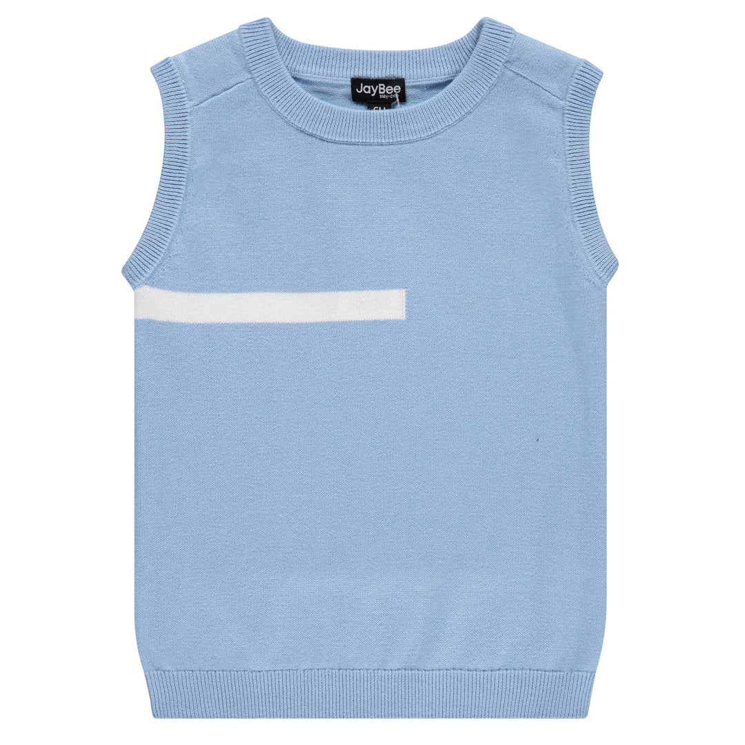 30960-Sweater Vest-French Blue