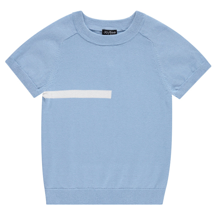 30965-French s/s Crew Neck-French Blue