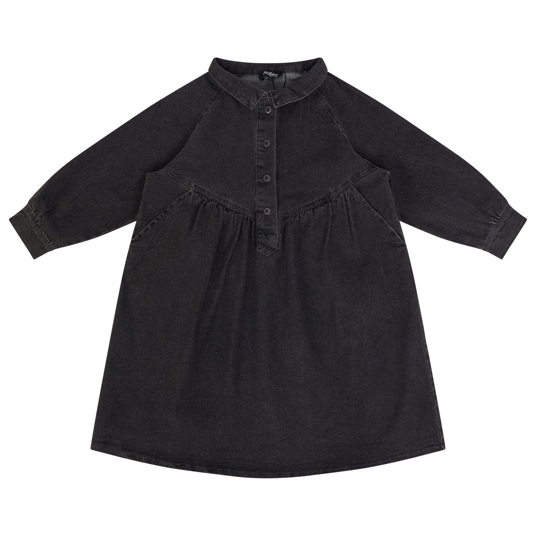 31025 Denim Shirtdress - Smoke Denim