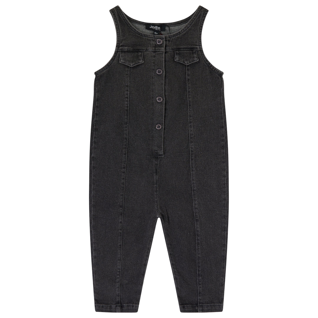 31031 Denim Overalls - Smoke Denim