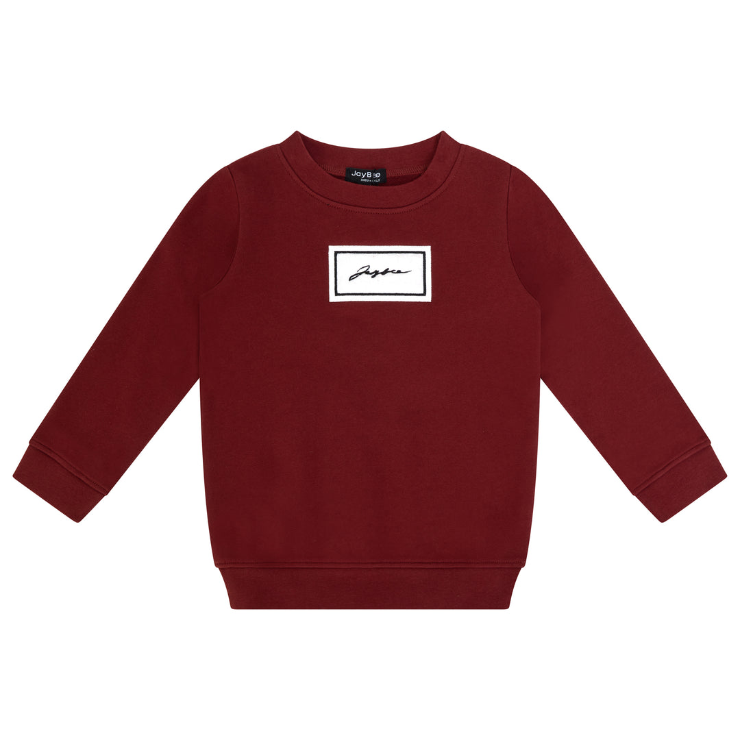31050 Sherpa Patch Sweatshirt - Rust
