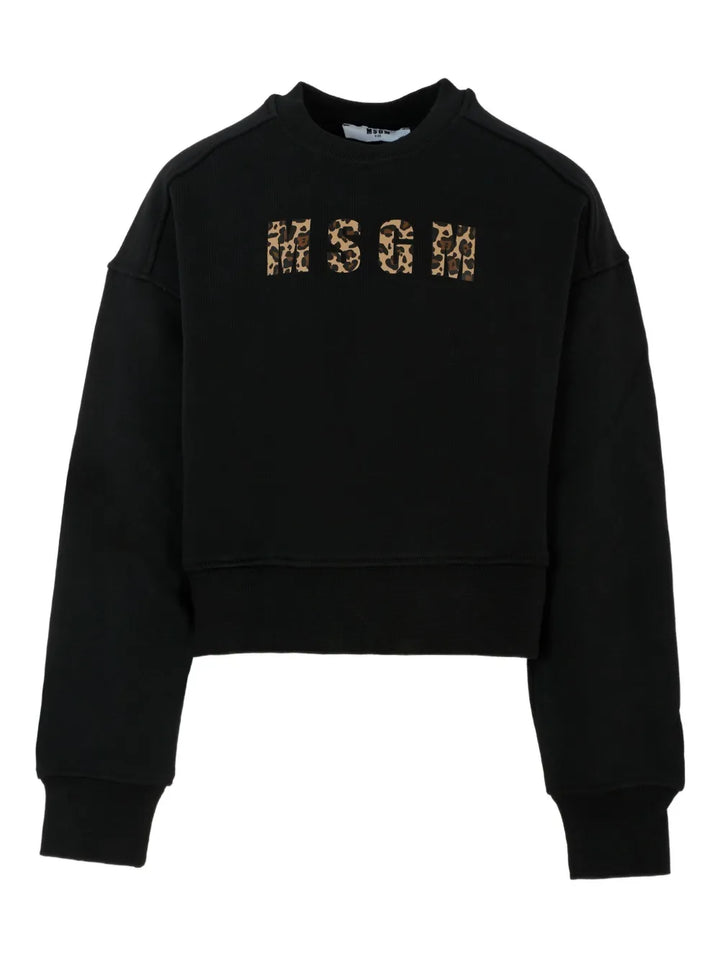 SWEATSHIRT GIRL-BLACK / COOKIES