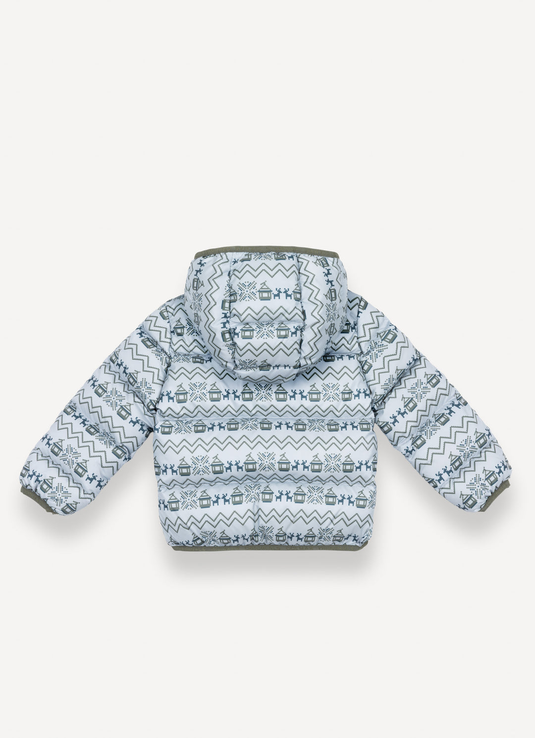 34000070A/4ZP BABY HOODIE QUILTED JACKET - SATELLITE-NAVY BLUE
