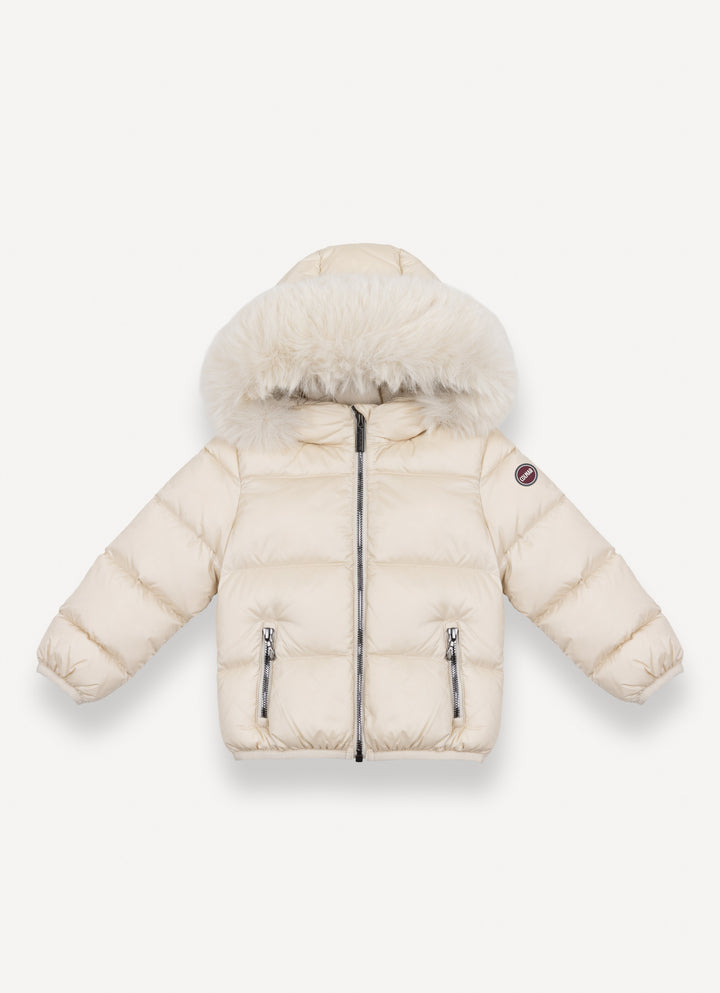 34000070E/2YO BABY HOODED JACKET -  NUDE