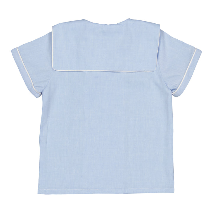 34114-AMBROISE BOY SHIRT-Celeste Baby Chambray