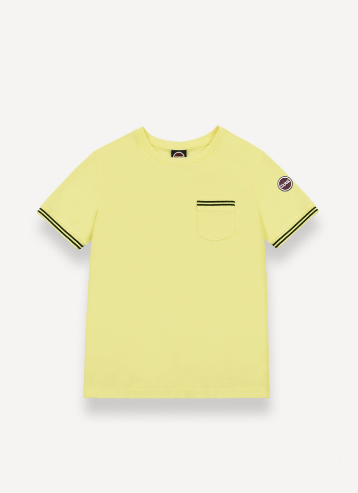 3503 PIQUET SHORT SLEEVES T-SHIRT WITH POCKET - BUMBLEBEE JEEP