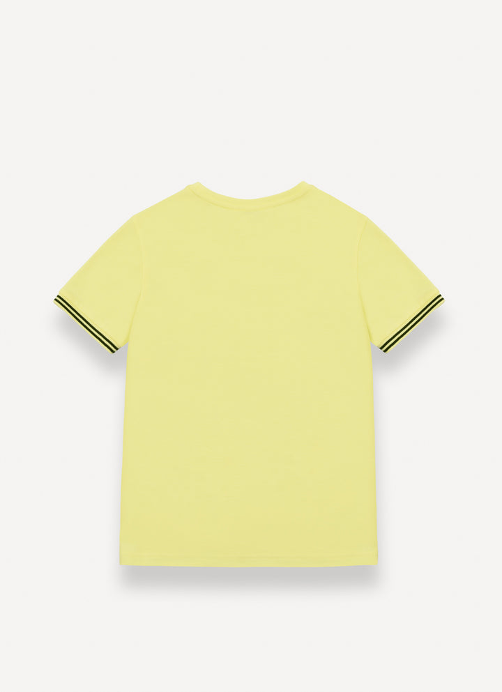 3503 PIQUET SHORT SLEEVES T-SHIRT WITH POCKET - BUMBLEBEE JEEP