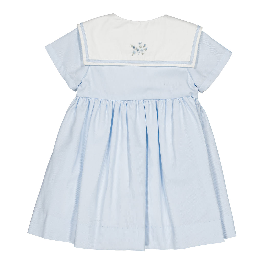 36072-TPQ04 DRESSES - BLUE CELESTE PIQUE (REGULAR LENGTH)