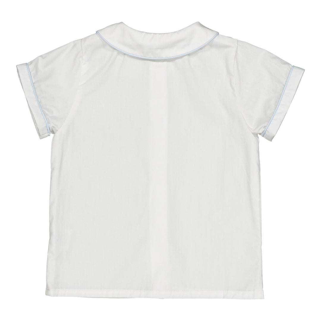 36075-PTI/TPQ04 SHIRTS - BLUE CELESTE PIQUE