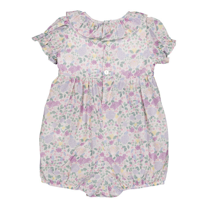 36083-TI328 BLOUSES&SHIRTS - EXCLUSIVE LILAC AND PINK GARDEN PRINT