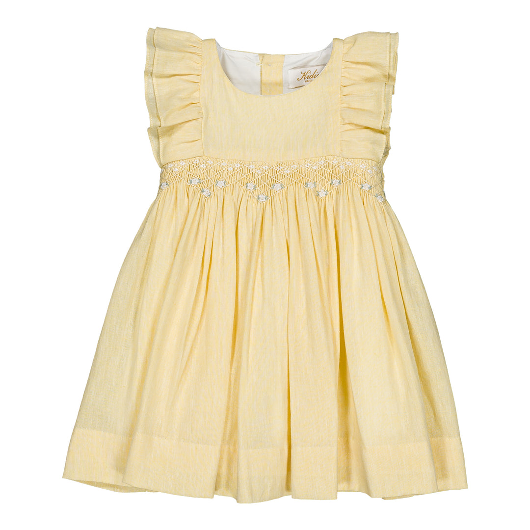 Kidiwi Handmade | Yellow Clarissa Dress for Girl