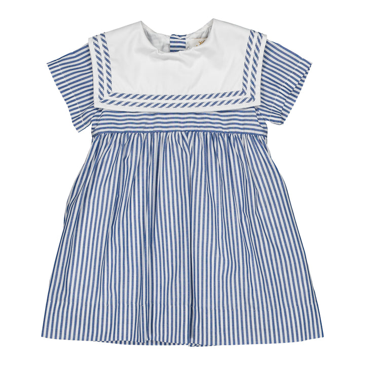 36243-TR043 DRESSES - NAVY BLUE STRIPES