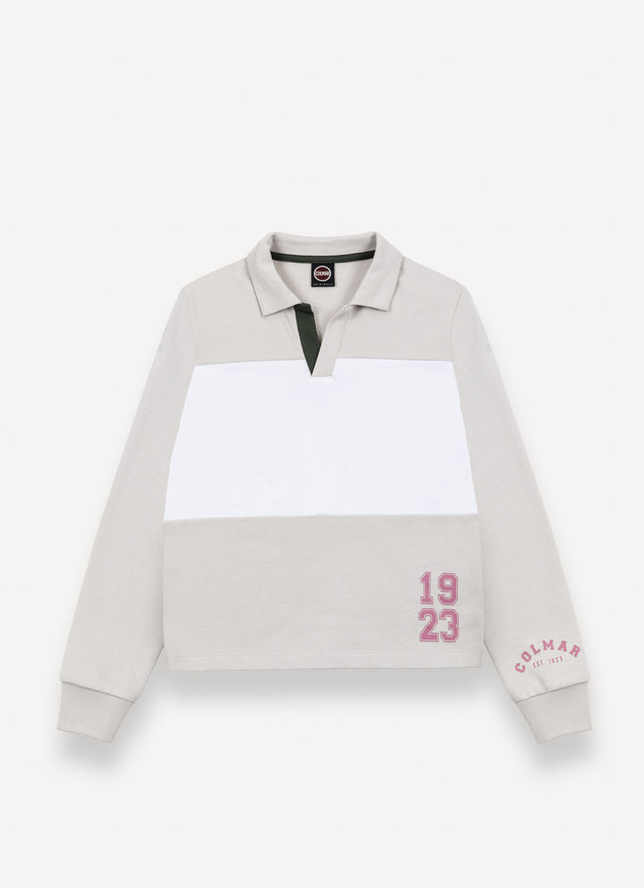 3681 SOFT CREW-NECK SWEATSHIRT - CANAPA WHITE JEEP