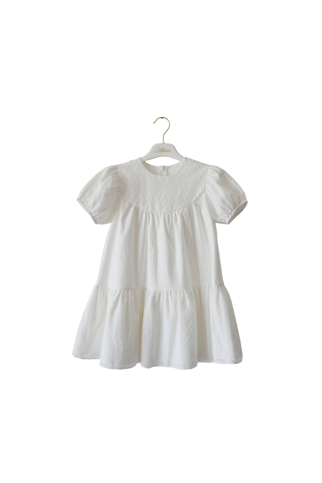37119 DRESS S/SLV - LACE 4 POPLIN 3