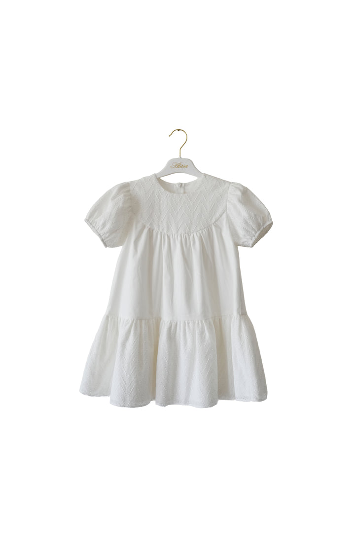 37119 DRESS S/SLV - LACE 4 POPLIN 3