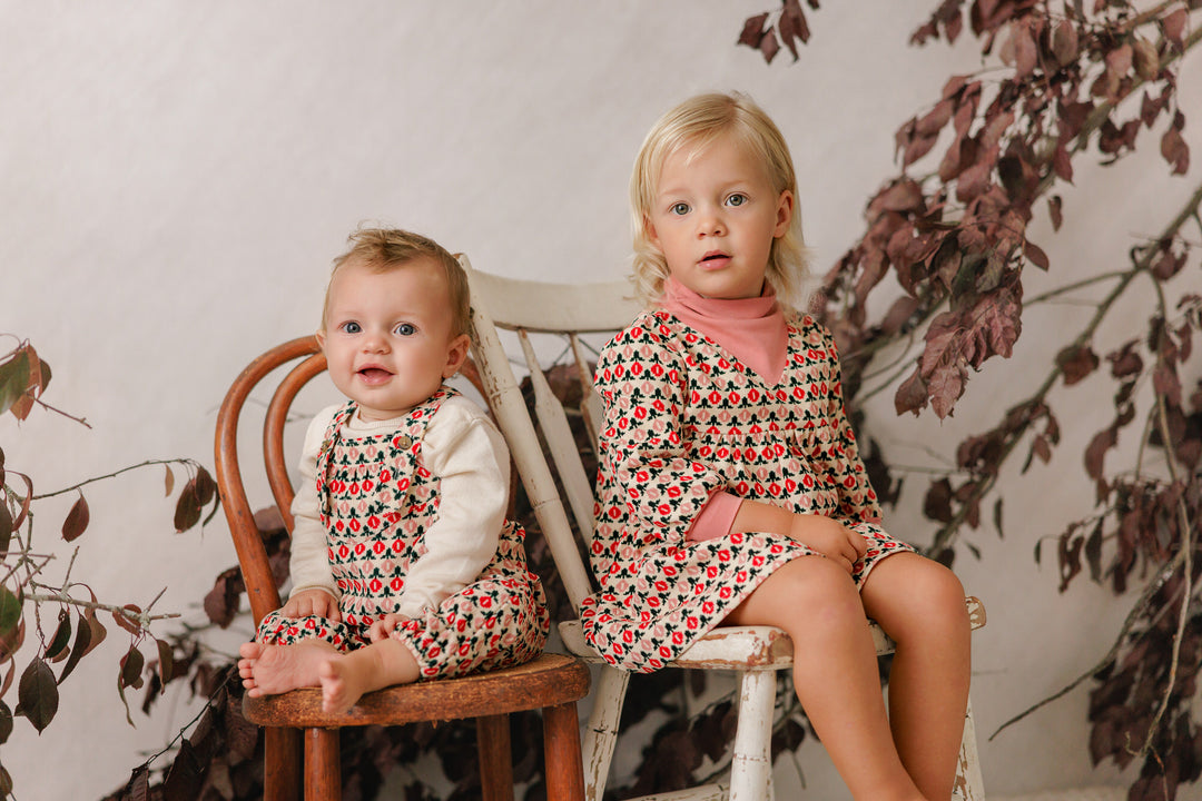 P8816 PRINTED CORD ROMPER-CREAM