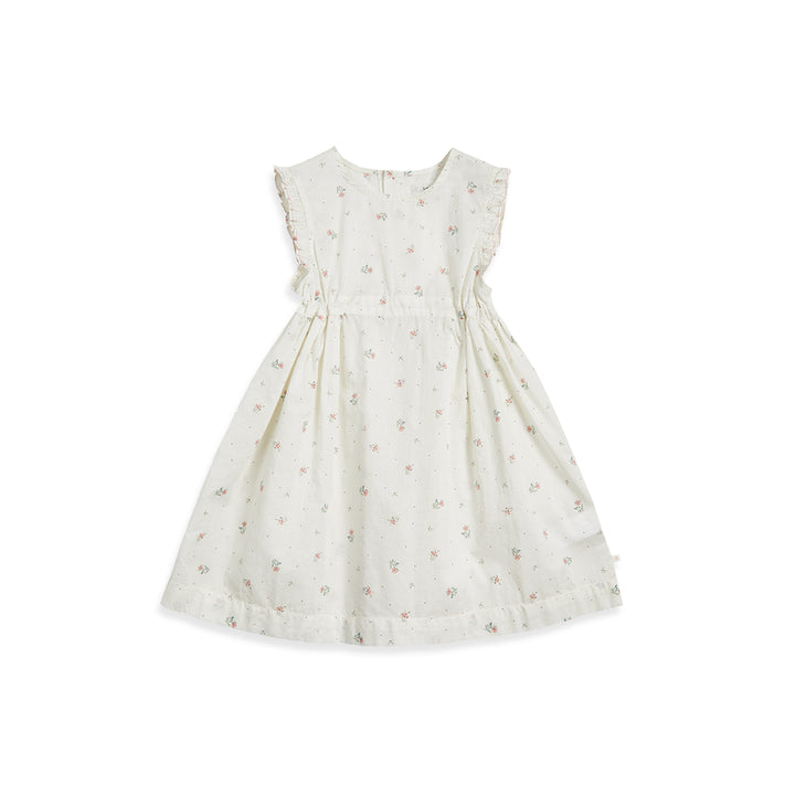 BNG24M13010-Cream Azalea Frill Dress