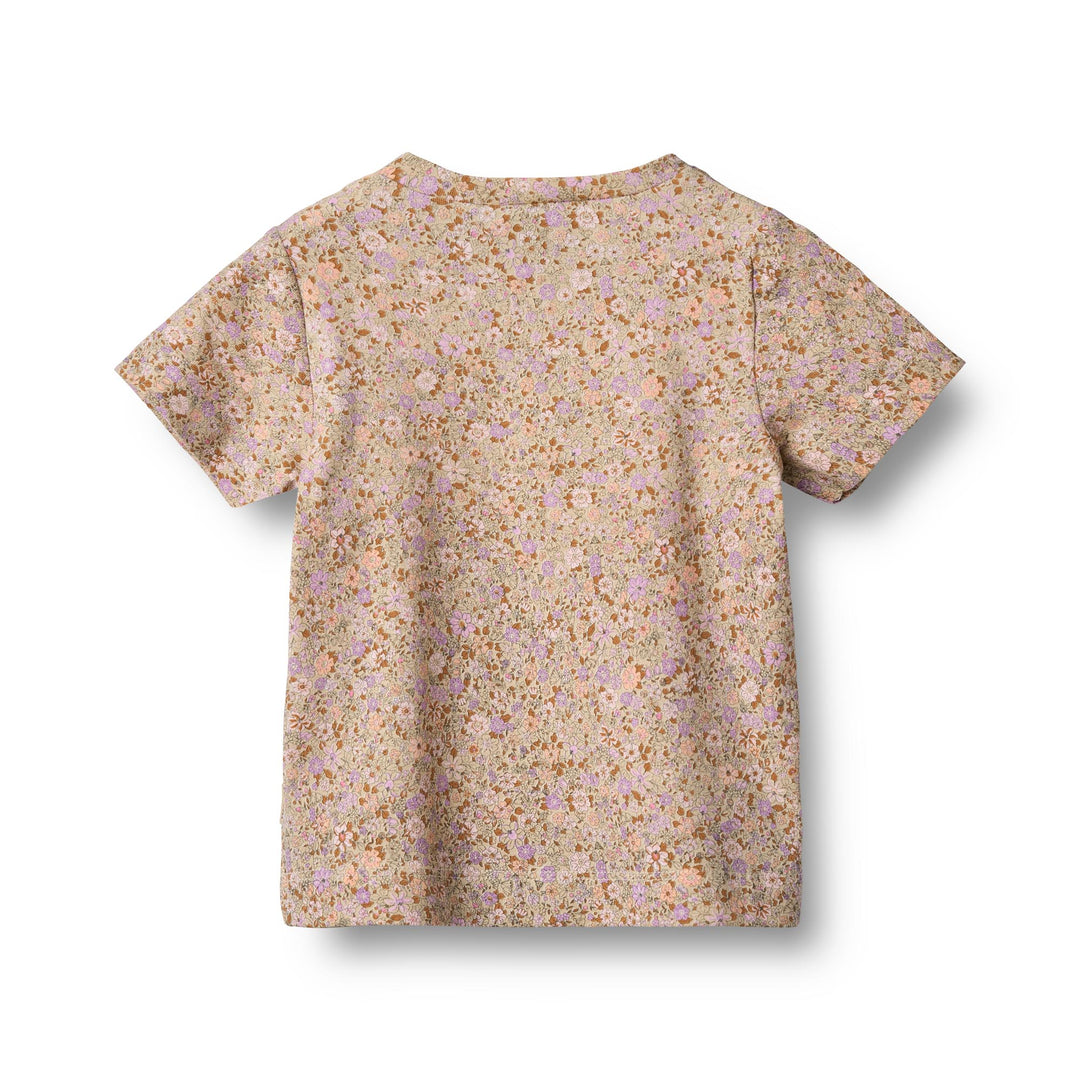 T-Shirt S/S Manna (4106-180)-Lilac Flower Meadow