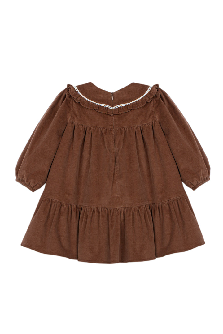 VET4333225 VESTIDO - MINI GIRL NATURE  - MOKA