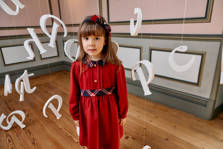 VET4333266 VESTIDO- MINI GIRL BALMORAL  - RED