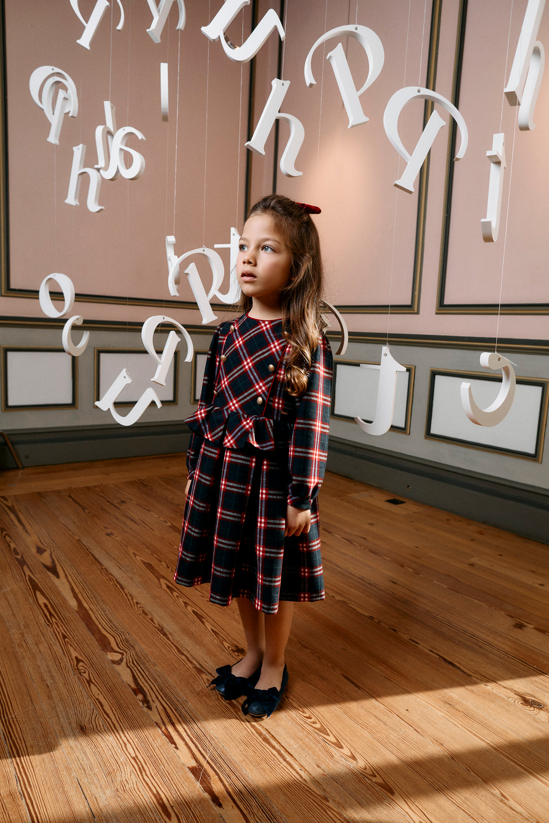 VET4333464 VESTIDO - KIDS GIRL BALMORAL  - BALMORAL TARTAN F26-5