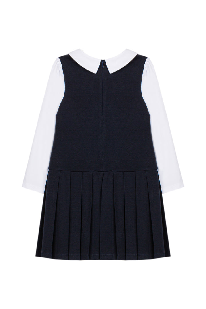 VET4333467 VESTIDO - KIDS GIRL BALMORAL  - MARINE