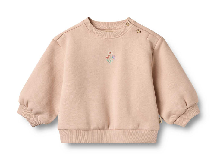 Sweatshirt L/S embroidery Eliza (4347-672) rose dust