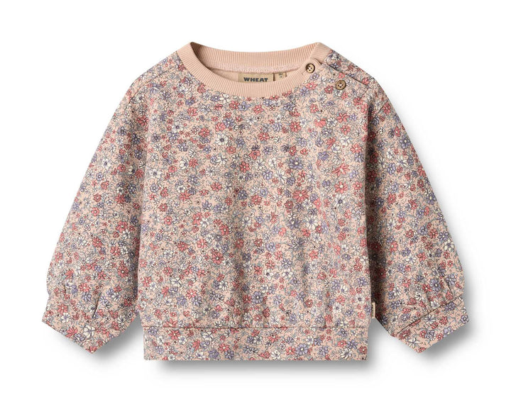 Sweatshirt L/S Lia (4371-625) rose dust flowers
